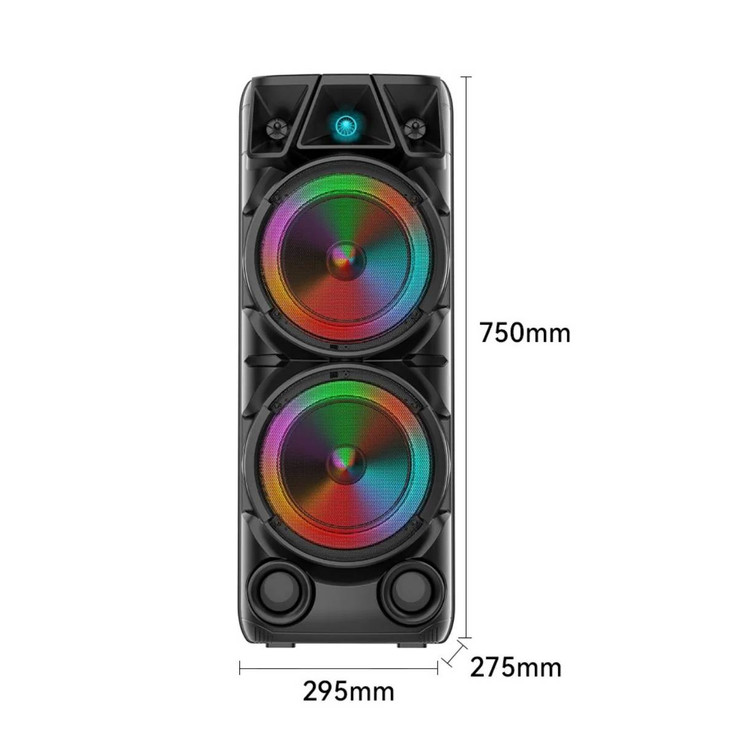 اسپیکر قابلحمل بلوتوثی مدل ZQS8210 با نور RGB و میکروفون بیسیم