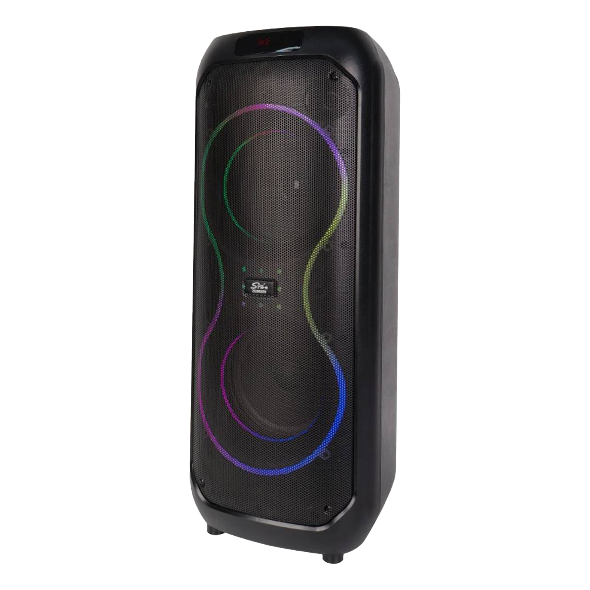 اسپیکر قابل‌حمل بلوتوثی مدل ZQS8255 با نور RGB و میکروفون بی‌سیم