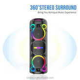 اسپیکر قابلحمل بلوتوثی مدل ZQS6302 با نور RGB و میکروفون بیسیم