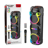 اسپیکر قابلحمل بلوتوثی مدل ZQS6302 با نور RGB و میکروفون بیسیم
