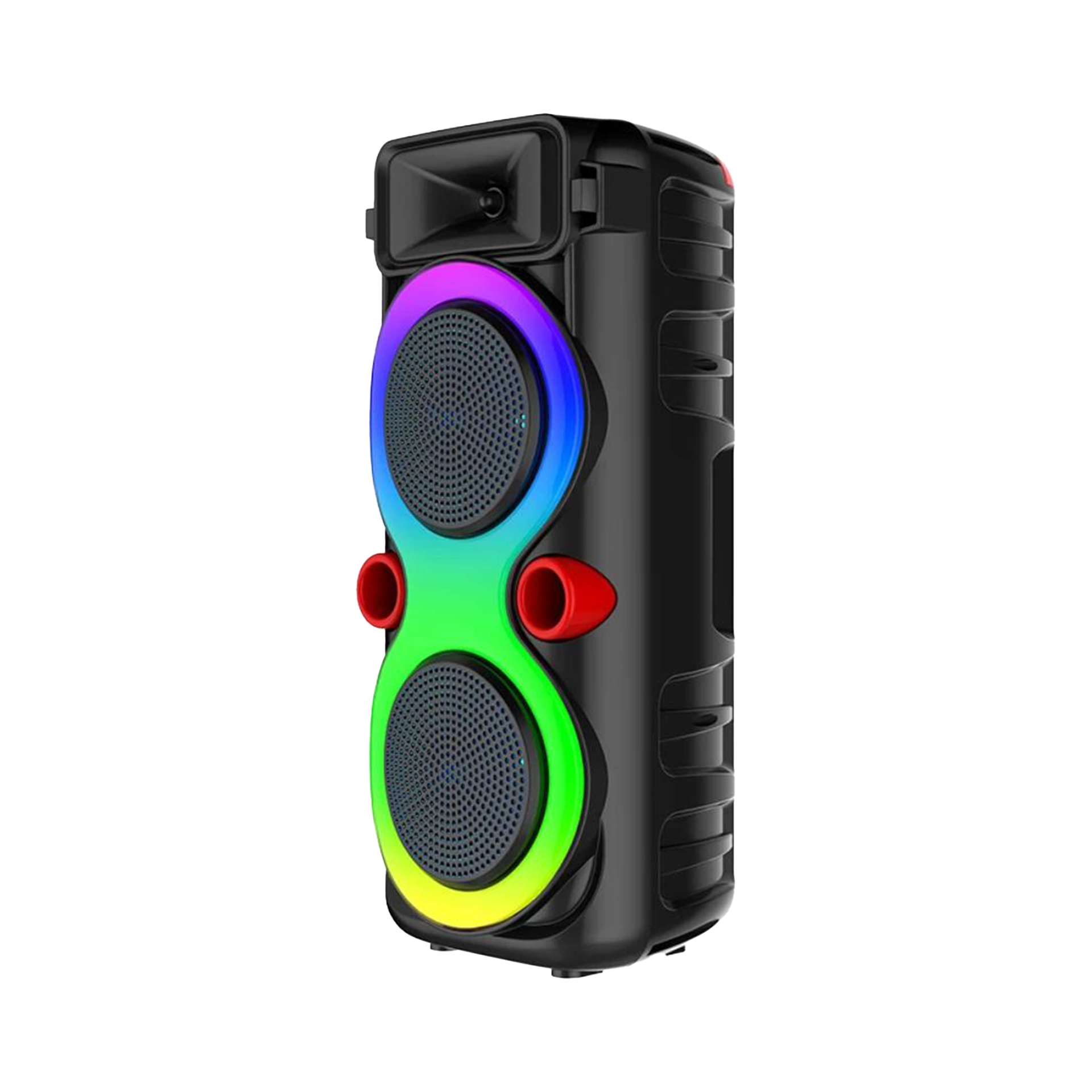 اسپیکر قابل‌حمل بلوتوثی مدل ZQS8275 با نور RGB و میکروفون سیمی