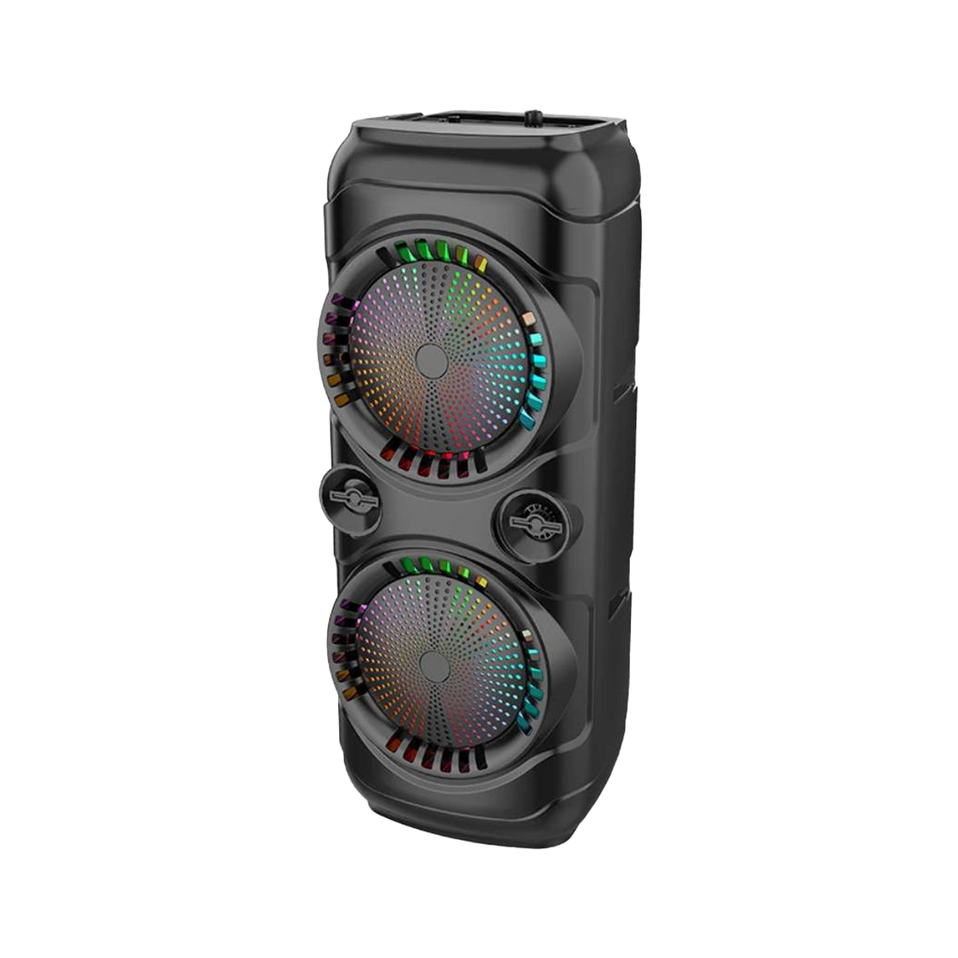 اسپیکر قابل‌حمل بلوتوثی مدل ZQS8229 با نور RGB و میکروفون بی‌سیم