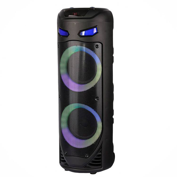 اسپیکر قابلحمل بلوتوثی مدل ZQS8258 با نور RGB و دو میکروفون بیسیم