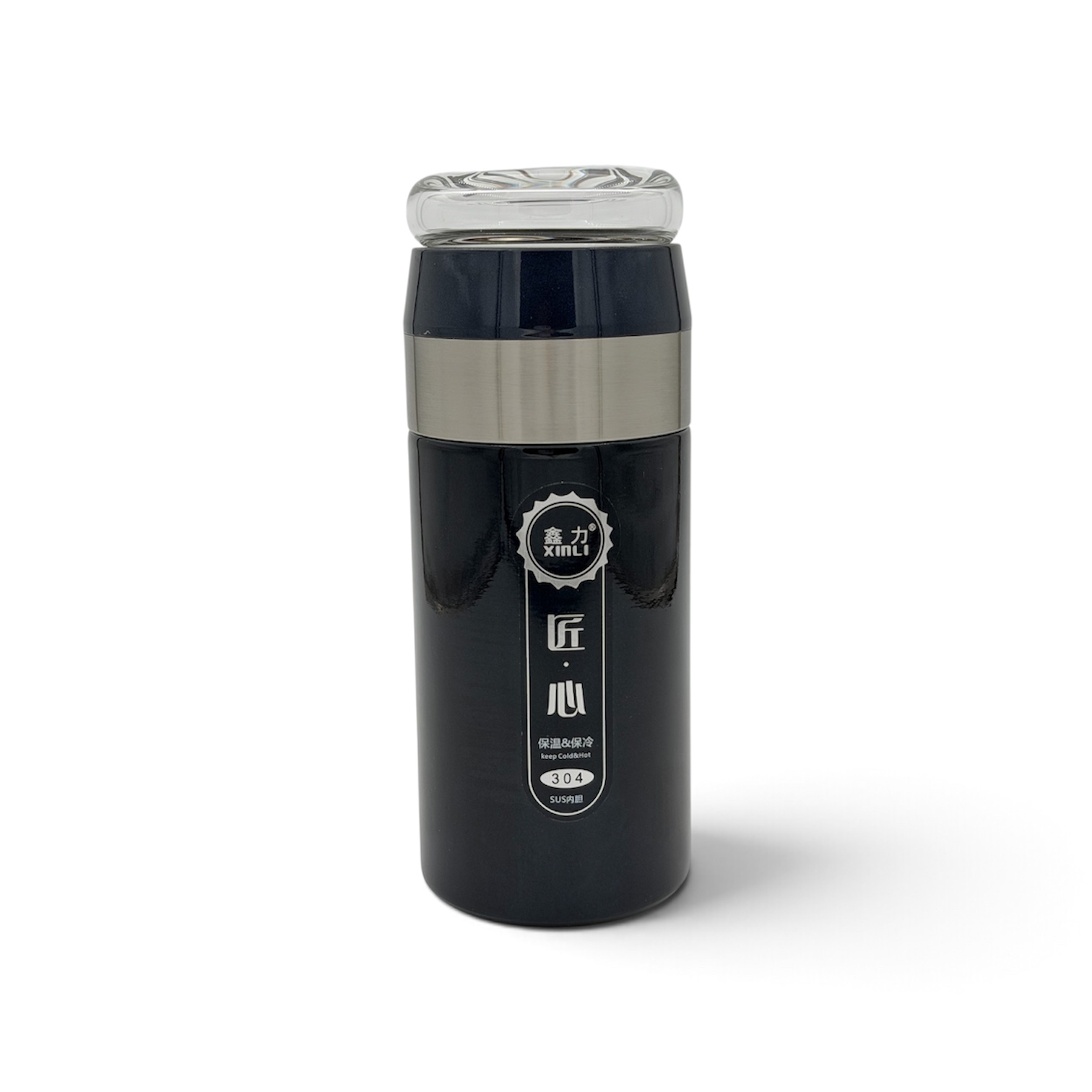 فلاسک دمنوش‌ساز استیل XINLI مدل Vacuum Cup ظرفیت 300ml دوجداره وکیوم